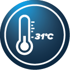 Effective at -31°C