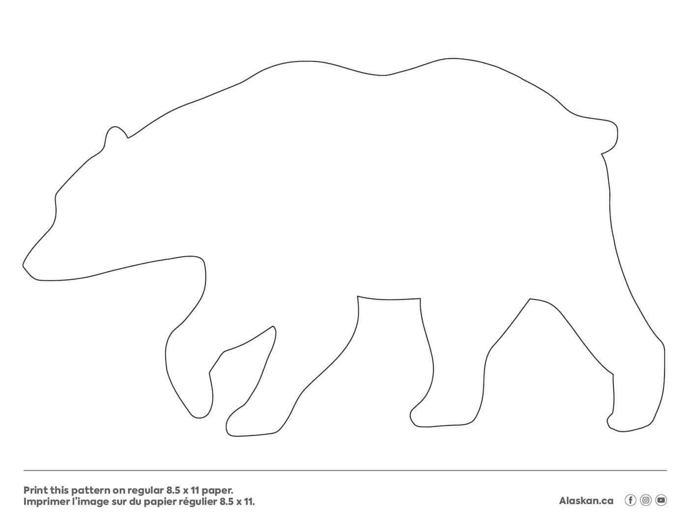 Alaskan polar bear cushion