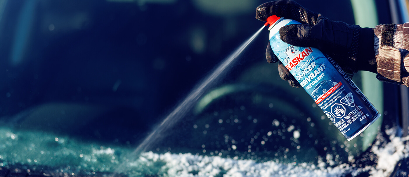 Our Multi-purpose De-icer melts ice instantly