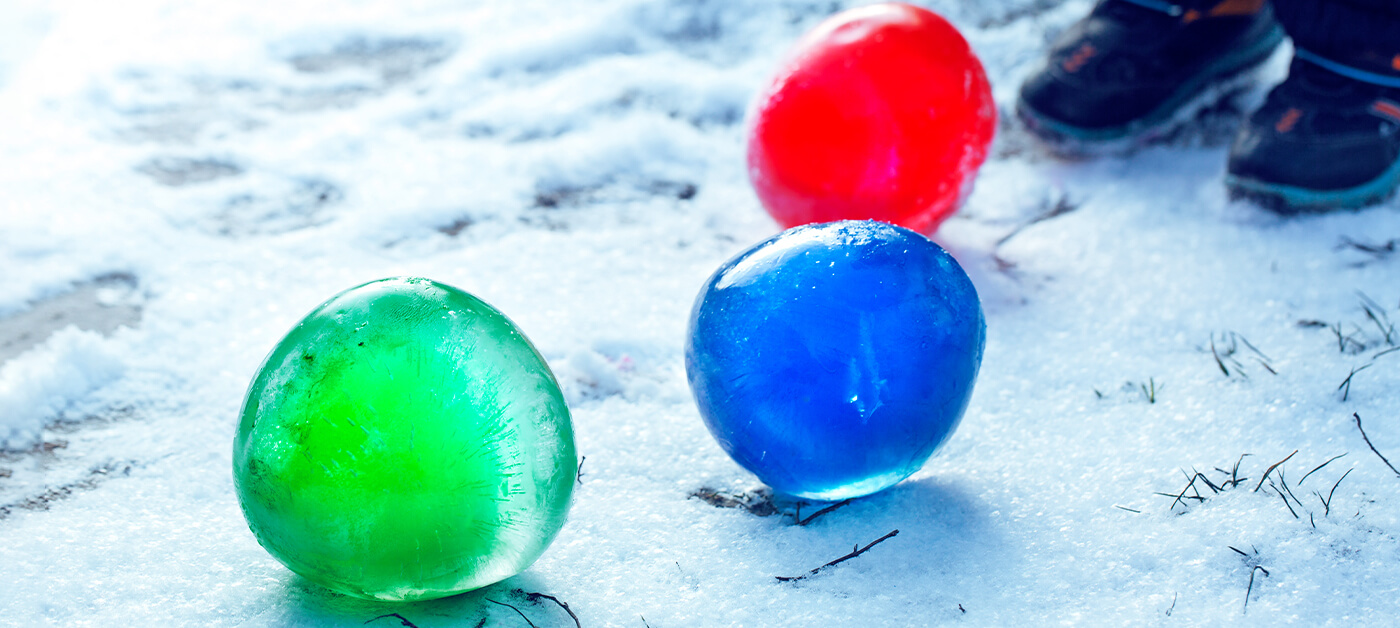 Easy and fun DIY project to make colorful ice cream balls