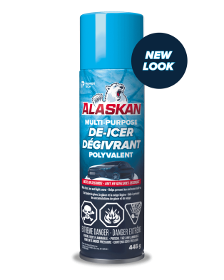 New look of Alaskan Multi Purpose De icer 445g