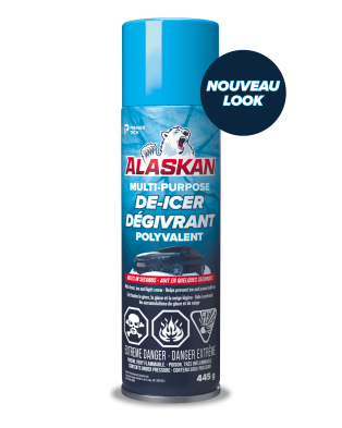 Nouveau look du Dégivrant polyvalent Alaskan 445g