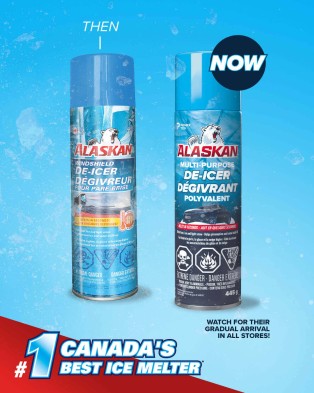Alaskan Multi Purpose De icer 445g Then and Now