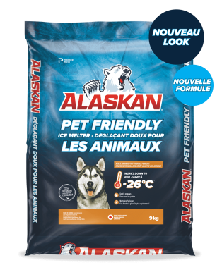 Nouveau look et nouvelle formule du déglaçant doux pour les animaux Alaskan
