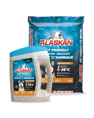 Alaskan Pet Friendly Ice Melter bag 9kg and jug 4.5kg