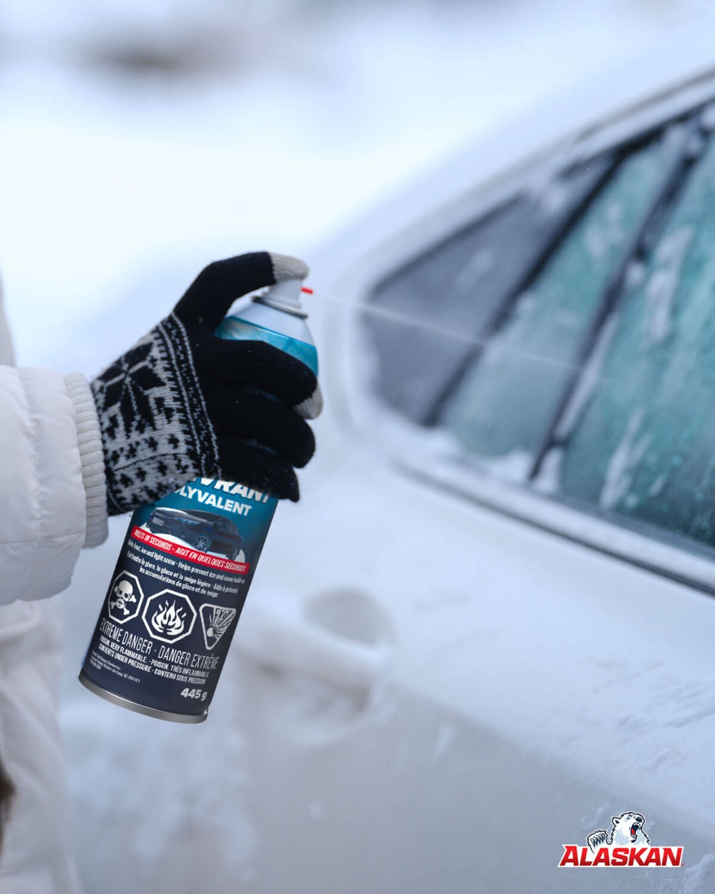 Dégivrant Pare Brise Vitre Voiture Spray Anti Givre Glace Gel Hiver Froid