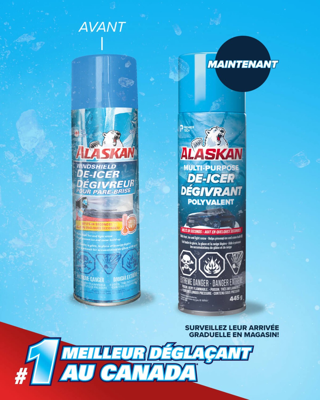 Spray dégivreur pour pare-brise de voiture | Spray dégivreur pour voiture |  Dégivreur pare-brise voiture | Spray dégivreur pour pare-brise | Spray