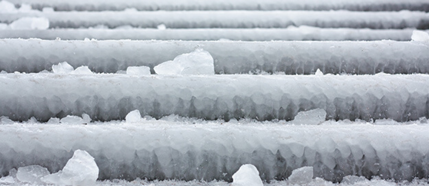 How do ice melters affect concrete?