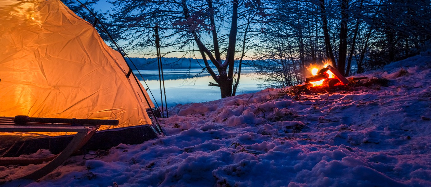Winter camping